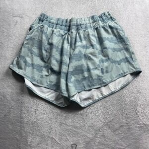 Rabbit Running Shorts Mens XL Blue Cloud Print Trail Athletic Performance 4in